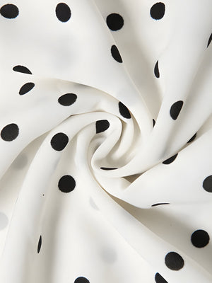 Polka Dot Mini Dress view 6 | MAUVSTUDIO®