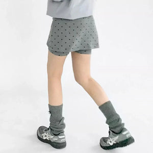 , Y2K skirt styled with a crop top
