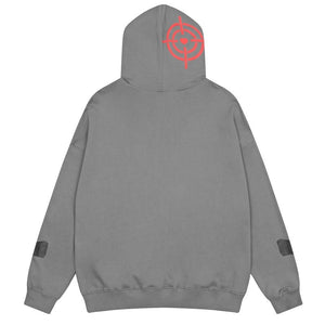 'Public Ennemy' Zip Up Hoodie