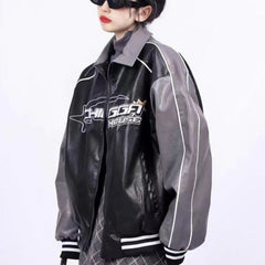 Racing jacket-Veste-MAUV STUDIO-STREETWEAR-Y2K-CLOTHING
