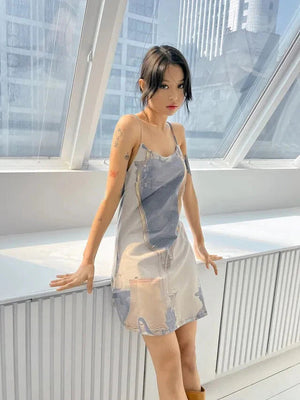 Renaissance Open Back Mini Dress