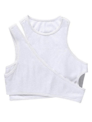 Ribbed Crop Tank Top Set