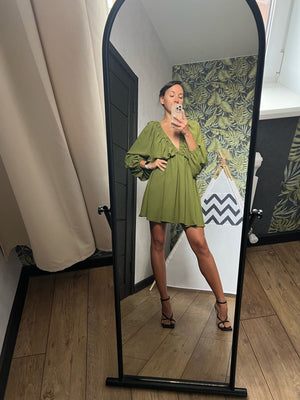 Robe à manches bouffantes "Maylia"