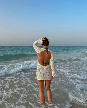 Robe courte crochet "Malo"