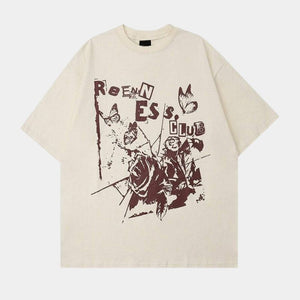 'Rose club' T shirt
