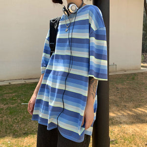 Run Your Game Striped T-Shirt