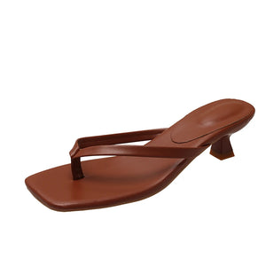 Sandales Slides Low Heel Street Style Y2K – MAUVSTUDIO®