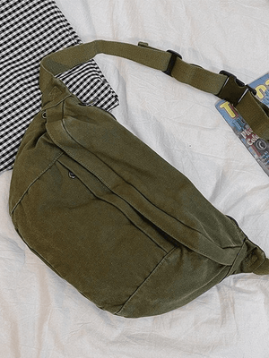 Sac à bandoulière à capacité de lavage vintage