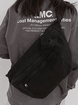 Sac à bandoulière à capacité de lavage vintage