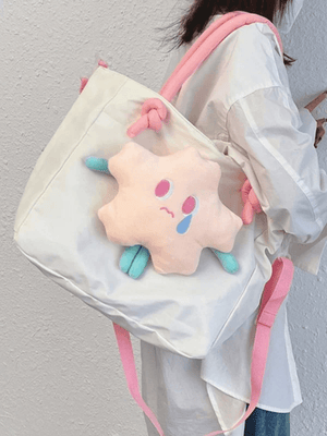 Sac messager grande capacité Star en toile