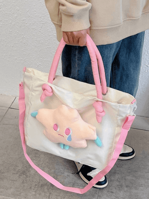 Sac messager grande capacité Star en toile