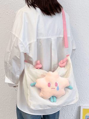 Sac messager grande capacité Star en toile