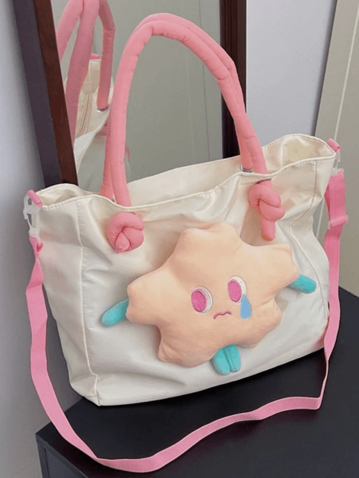 Sac messager grande capacité Star en toile