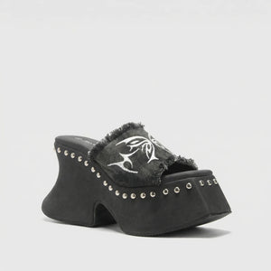 Sandales Platform Chunky Y2K Punk Rivets – MAUVSTUDIO®