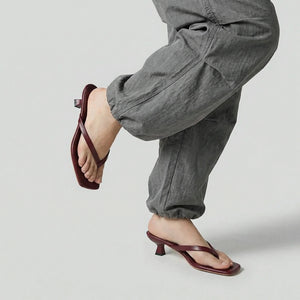 Sandales Slides Low Heel Street Style Y2K – MAUVSTUDIO®