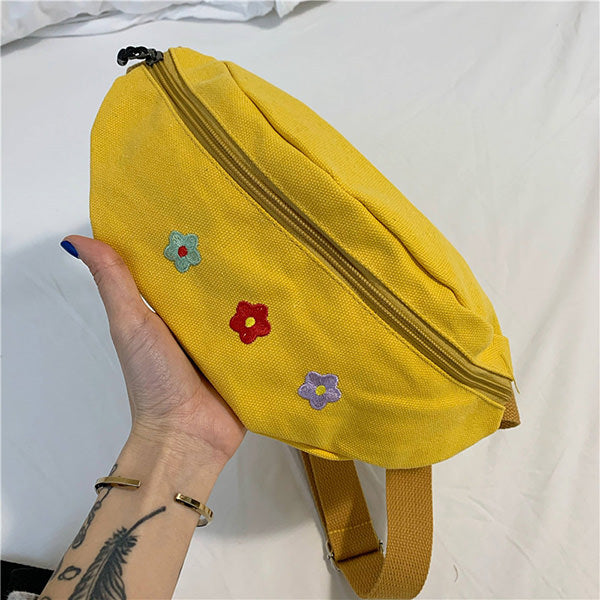 Secret Garden Fanny Pack-Handbags-MAUV STUDIO-STREETWEAR-Y2K-CLOTHING