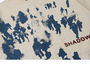 'Shadow crowd' T shirt