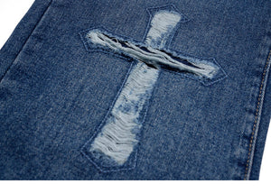 'Skull island' Jeans