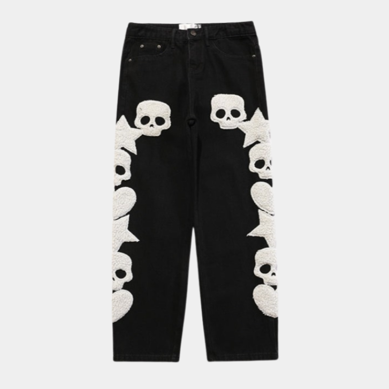 'Skull love' Jeans