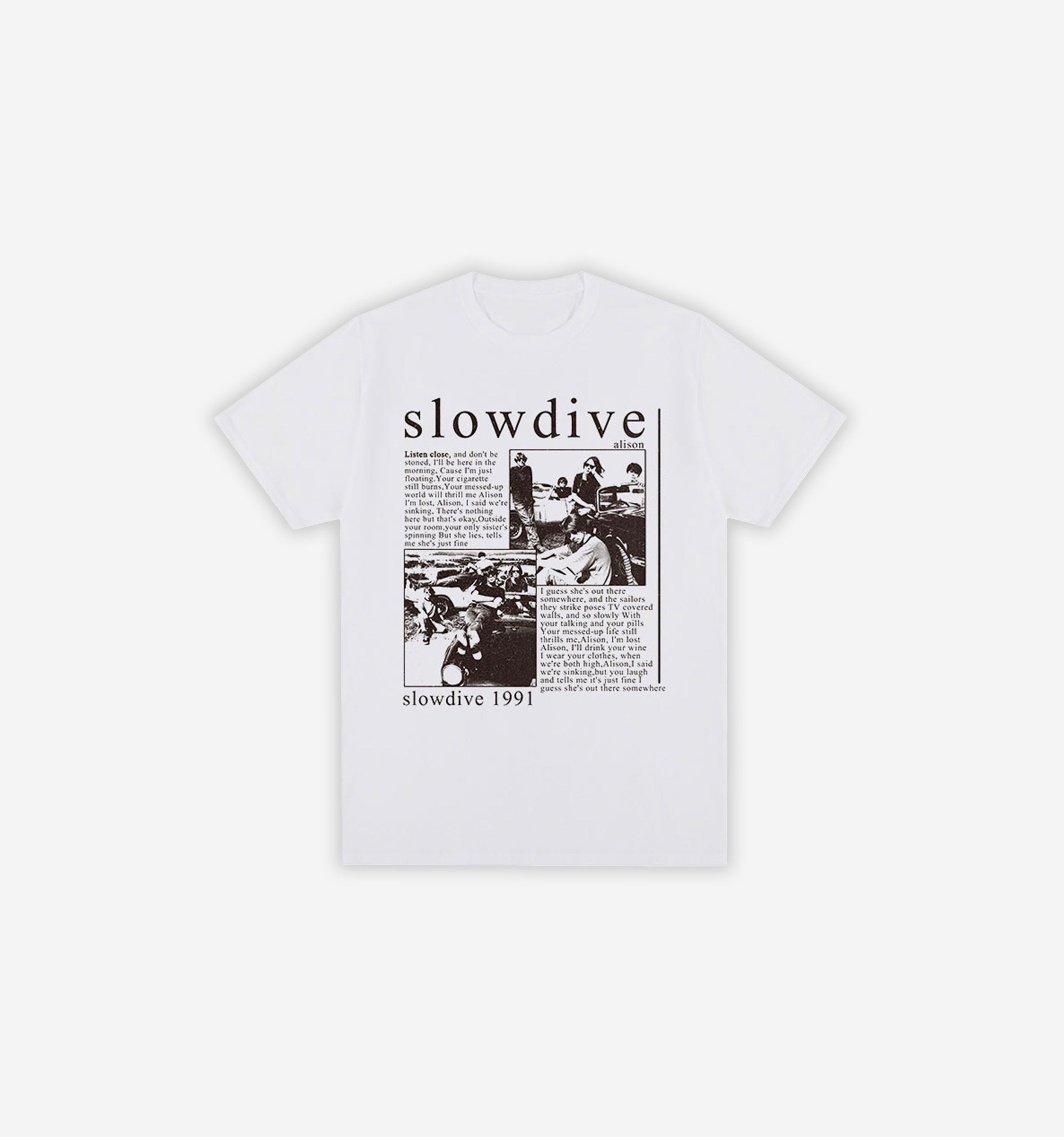 Y2K Slowdive Graphic T-Shirt-Tee-White-S-MAUV STUDIO®