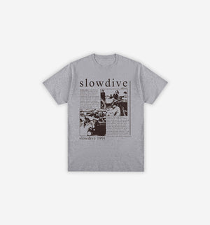 Y2K Slowdive Graphic T-Shirt-Tee-Gray-S-MAUV STUDIO®