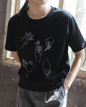 Smoking Hands T-Shirt