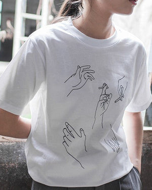 Smoking Hands T-Shirt