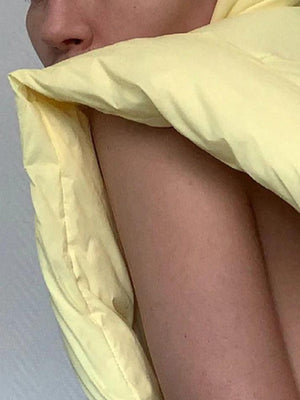 Solid Color Lace Up Hooded Sleeveless Jacket