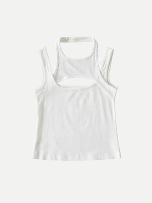 Sporty Asymmetric Tank Top – MAUVSTUDIO®