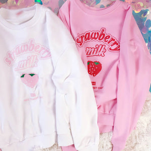 Strawberry Milk Sweatshirt