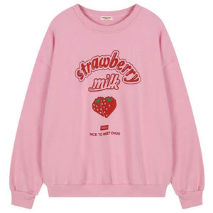 Strawberry Milk Sweatshirt