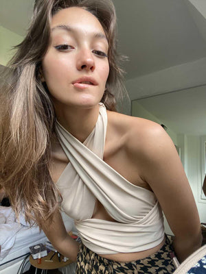 Top bandeau à noeuds "Christie" 3 coloris