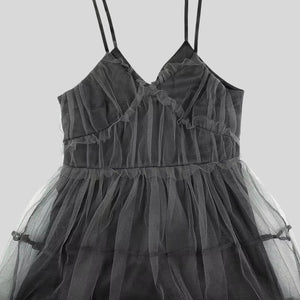 Tulle Mini Dress view 4 | MAUVSTUDIO®