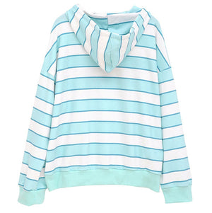 Ur My Butterfly Striped Hoodie