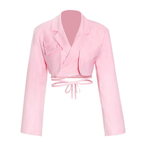 Veste asymétrique à liens "Claudia" 3 coloris