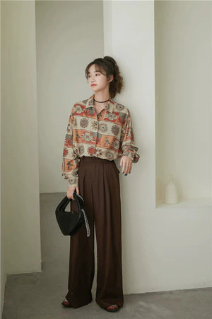 Vintage Figured Grandmacore Shirt