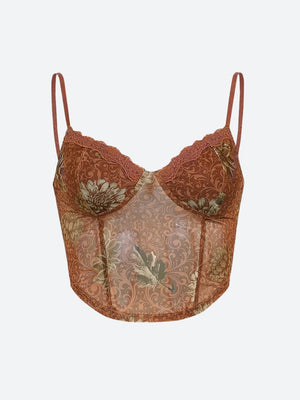 Vintage Floral Crop Top – MAUVSTUDIO®