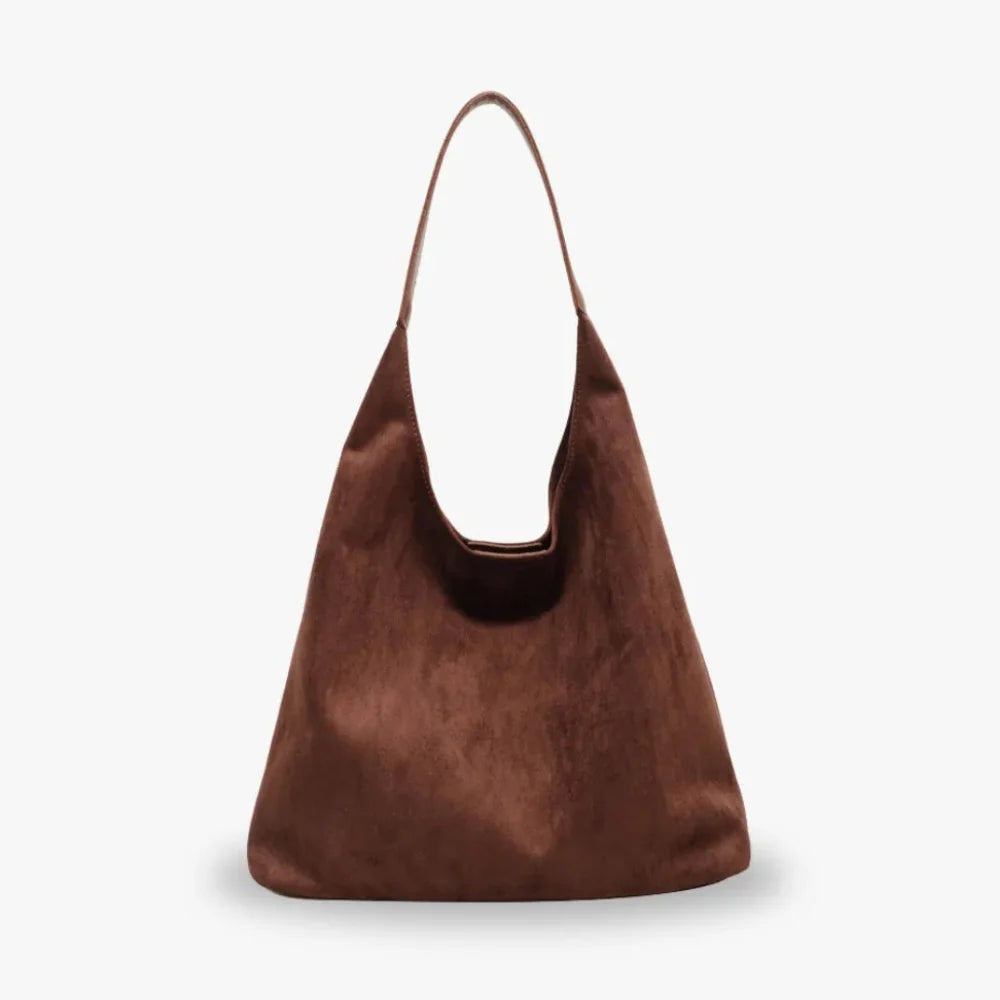Altea | Borsa Hobo Minimalista in Pelle Scamosciata