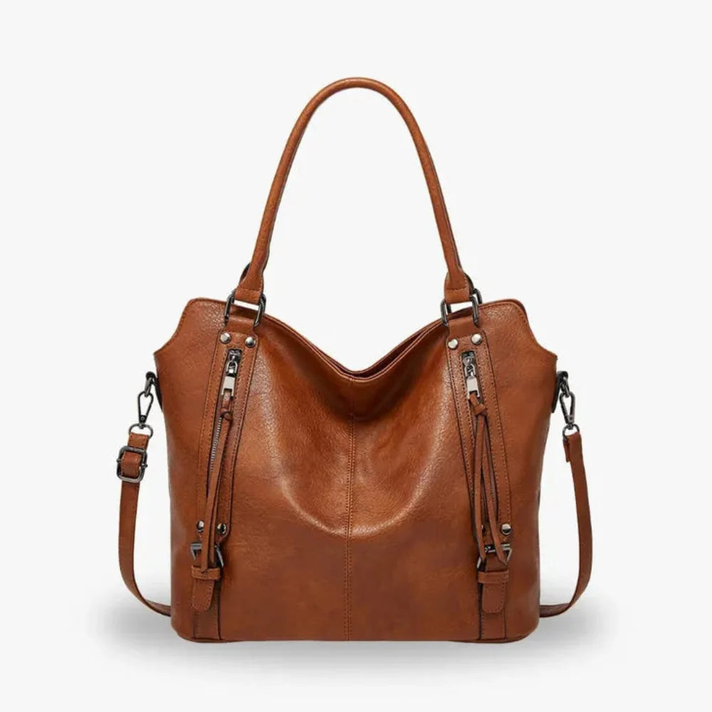 Lyra | Elegant Large Capacity Leather Tote Bag