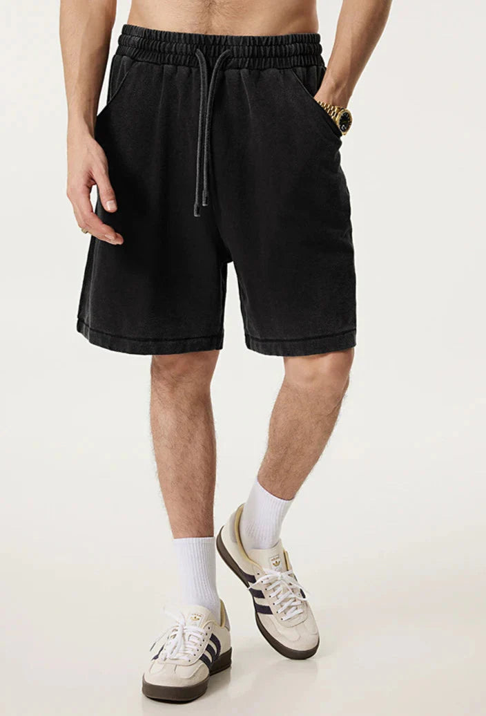 Washed Distressed Cotton Y2K Shorts