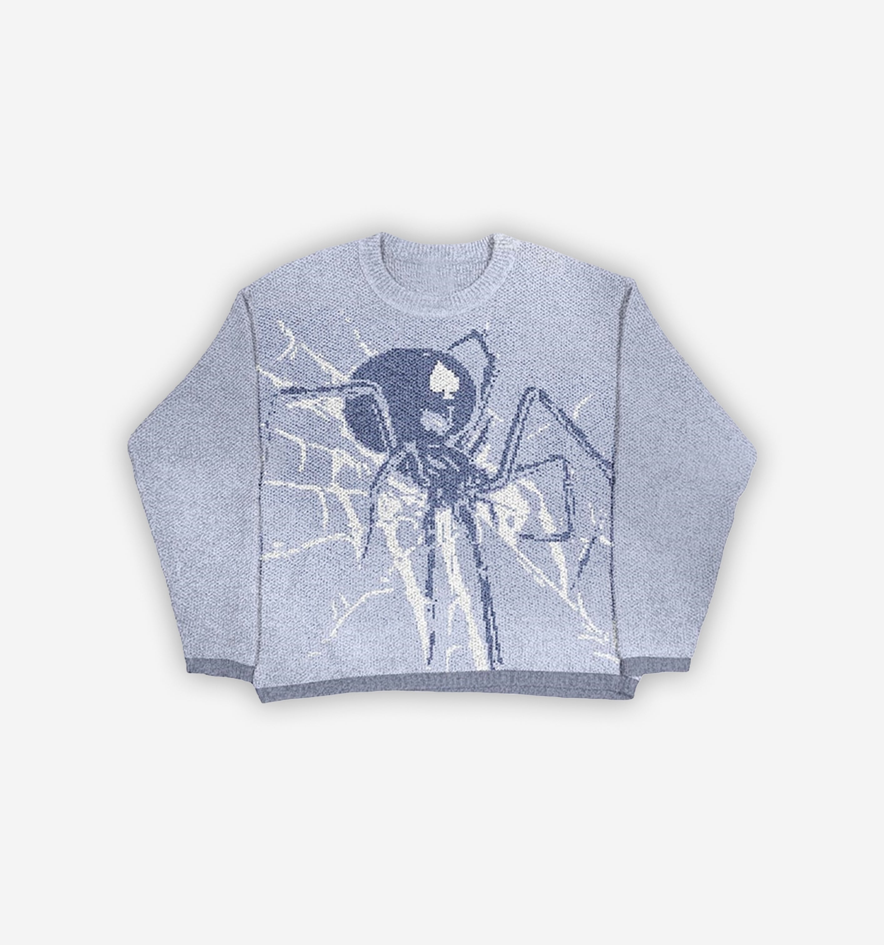 "Webcore" Spider Knit Sweater
