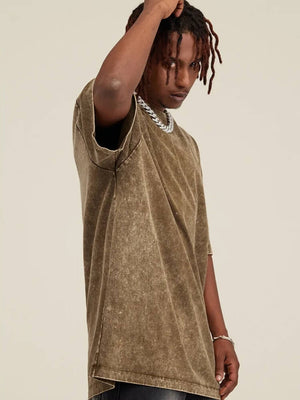 Y2K Acid Wash Tee, Y2K tee styled with low rise bottoms