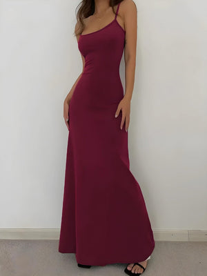 Y2K Bodycon Maxi Dress view 6 | MAUVSTUDIO®