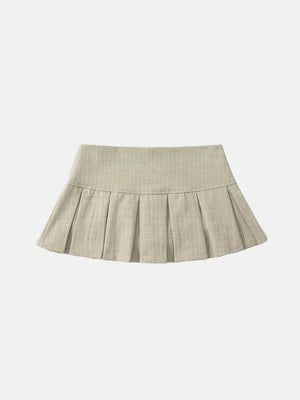 , Y2K skirt styled with a crop top