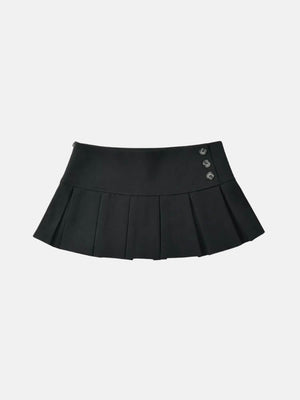 , Y2K skirt styled with a crop top
