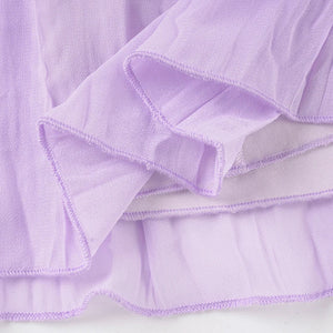 Y2K Chiffon Babydoll Mini Dress view 8 | MAUVSTUDIO®