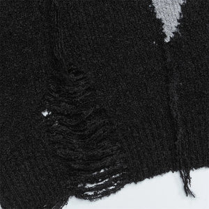 Y2K Distressed Sweater