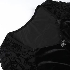 Y2K Goth Corset Lace Mini Dress view 5 | MAUVSTUDIO®