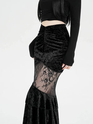 , Y2K skirt styled with a crop top