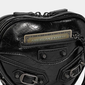 Sac Cœur Y2K Grunge à Ceinture